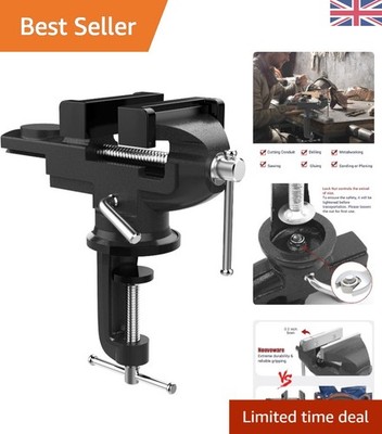 Müheloser 360° drehbarer Tischschraubstock mit Basis - vielseitig für verschiedene Anwendungen