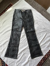 Vintage Faux Snake Print Pants