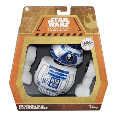 Disney Star Wars Galaxy's Edge anpassbares R2-D2 weiches Plüschtier exklusiv selten