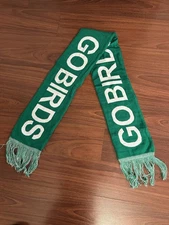 CUSTOM MADE Philadelphia Eagles “GO BIRDS” Double Layered Scarf W/Fringes