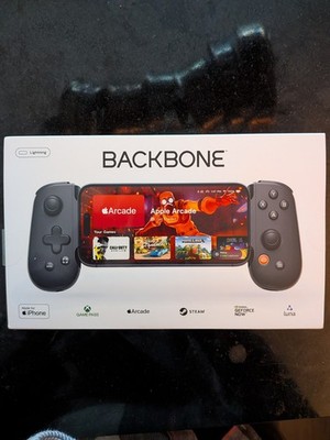 Backbone One Lightning Mobile Controller Black for iPhone, Apple Arcade, Steam