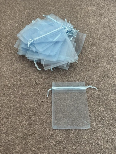 Blue Mesh Bags