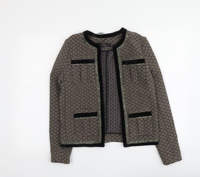 NEXT Damenblazer mehrfarbig geometrisches Muster Größe 8