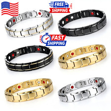 Copper Magnetic Bracelet Energy Healing Therapy Arthritis Pain Relief Men Women
