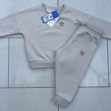 Image of Baby Boys Adidas Tracksuit Pink-Beige-Age 18-24 Months-BNWT