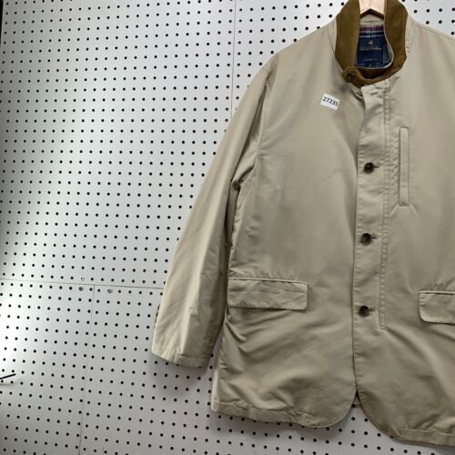 Brooks Brothers Brown Barn Chore Coat Mens XL Linen Lined Workwear 25x32 - Picture 3 of 18
