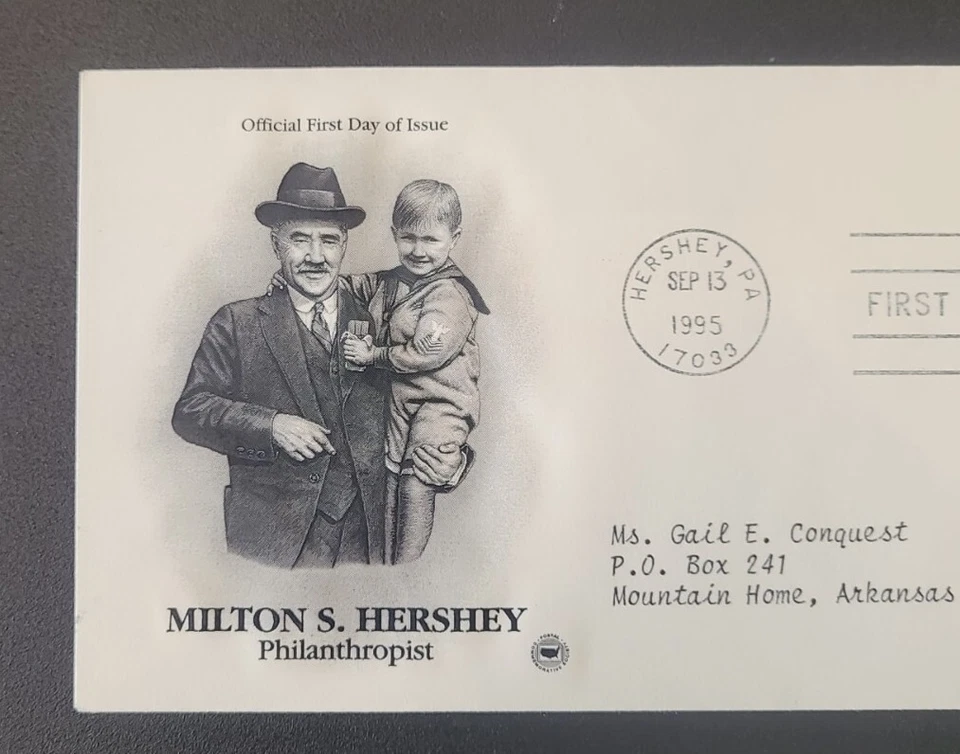 US FDC # 2933 Milton S. Hershey 1995. - Image 3 of 4
