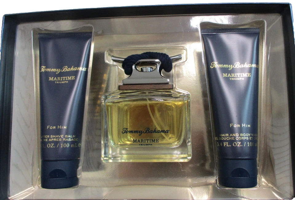 Tommy Bahama Maritime Triumph Set de Regalo Hombres 3 Piezas 4.2oz EDC Foto 2 de 4