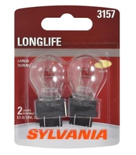 Sylvania LongLife 3157 27/8.3W Two Bulbs Rear Turn Signal Park Replace Stock OE