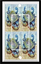 BLUE CRAB SEA OCEAN LIFE #3 LIGHT SWITCH COVER PLATE OR OUTLETS U PICK