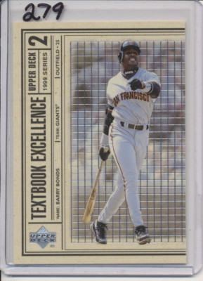 1999 Upper Deck - Textbook Excellence #T25 Barry Bonds