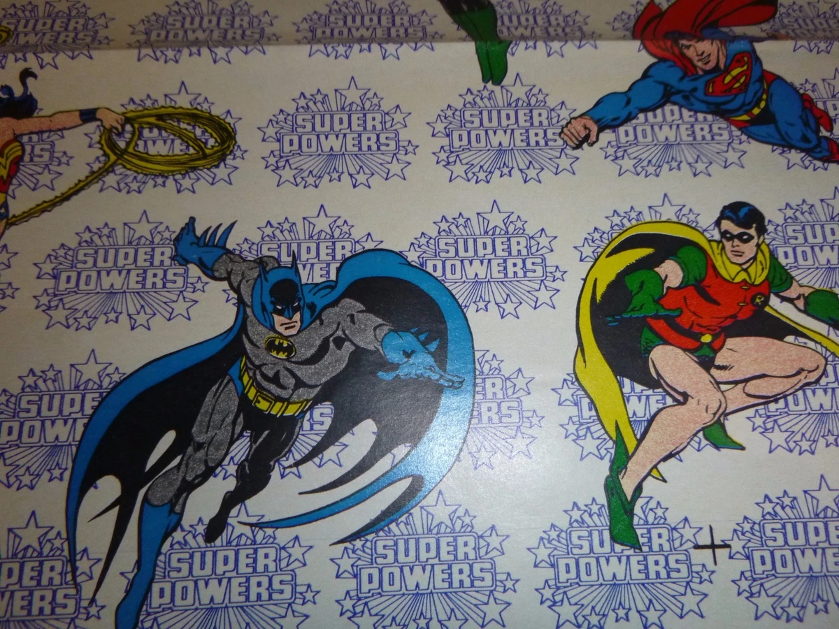 Superman 2024 wrapping paper