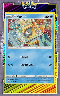  Stalgamin - SL02:Aufsteigende Wächter - 31/145 - Französische Pokemon Karte