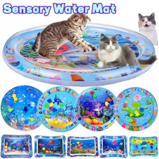 Cat Sensory Water Mat - Thickened Cooling Play Mat for Summer, Pet Accessories