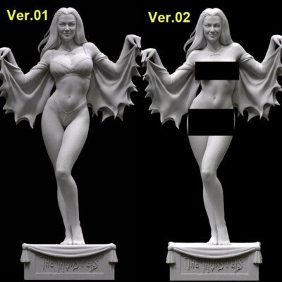 2Ver. Yvonne De Carlo 3D Print Garage Kit Figure Model Unpainted Unassemble GK
