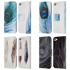 OFFICIAL MAI AUTUMN FEATHERS LEATHER BOOK CASE FOR APPLE iPOD TOUCH MP3