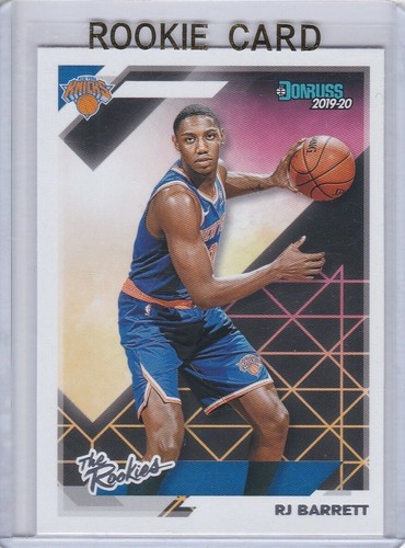 Tarjeta de novato RJ BARRETT Knicks New York Basketball 2019 Donruss The Rookies  - Imagen 1 de 2