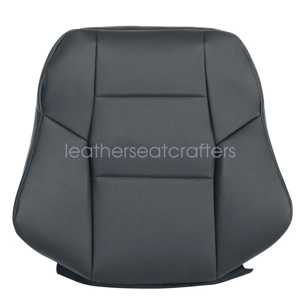 Front Bottom & Back Leather Seat Cover Black For 2005-2007 Mercedes-Benz C230 Foto 4 de 4