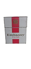 Embassy Filter (20)  Vending Pack Empty Flip Top Cigarette Packet