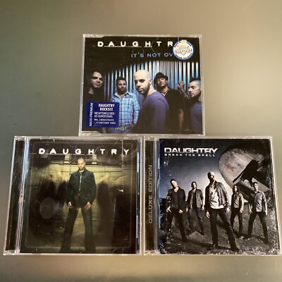 Daughtry 3   LOT: SEALED IMPORT It's not over, Self Titled, Deluxe Break Spell