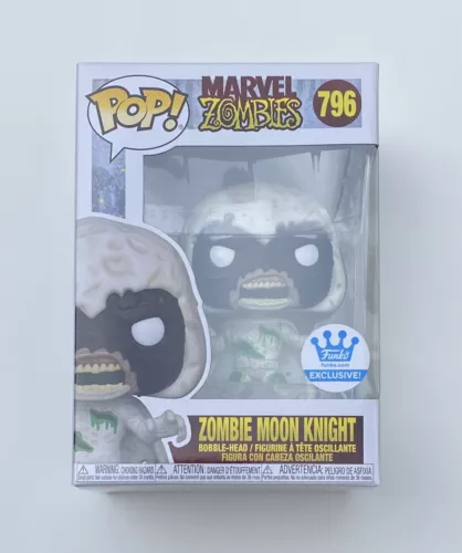Funko Pop Marvel Zombie Moon Knight #796 ¡con protector! Funko Shop exclusivo