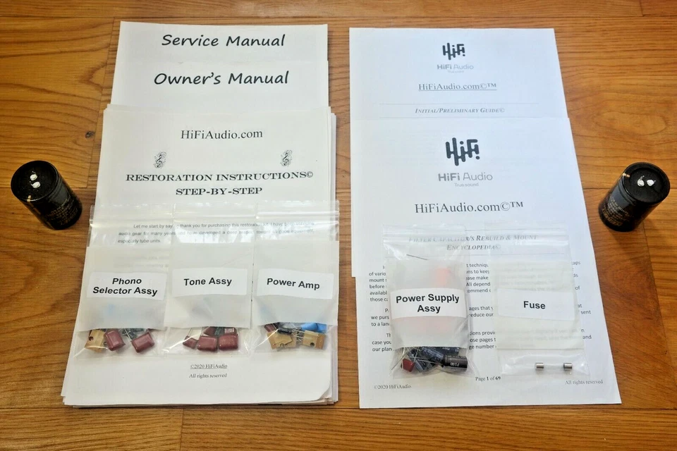 Marantz 1120 усилитель восстановление восстановление повторный сервисный комплект ремонт конденсатор - Изображение 2 из 4