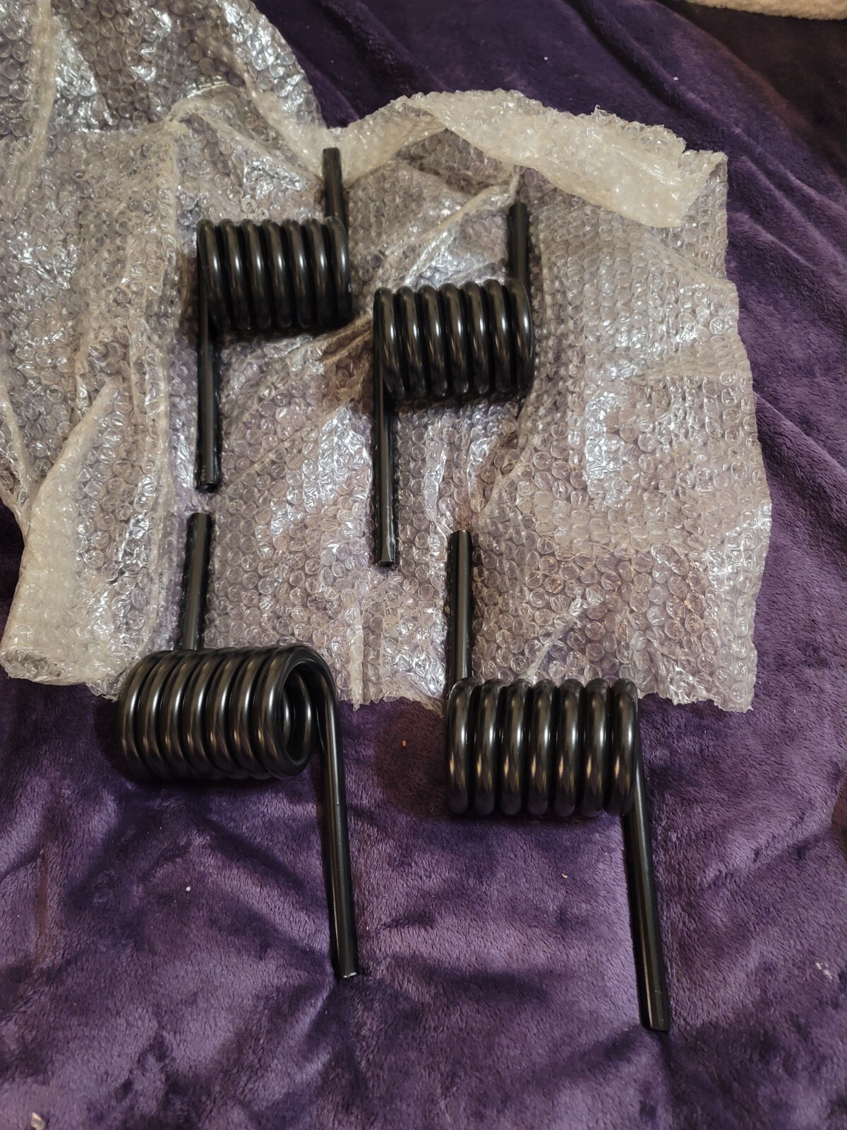 Two Pair of Trailer Heavy Duty Ramp Springs 2,000 lb Left & Right Spring Coil