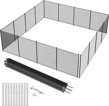 Pool Fences 4 X 48 FT for Inground Pool, Easy DIY Installation Pool Safety Fence