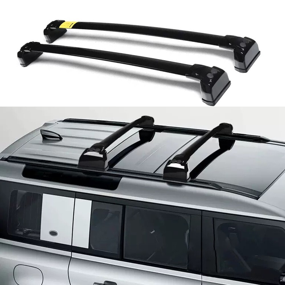 Lockable Crossbars For Land Rover Defender 110 2020-2023 - Aluminum Roof Rack Rails Luggage Carrier