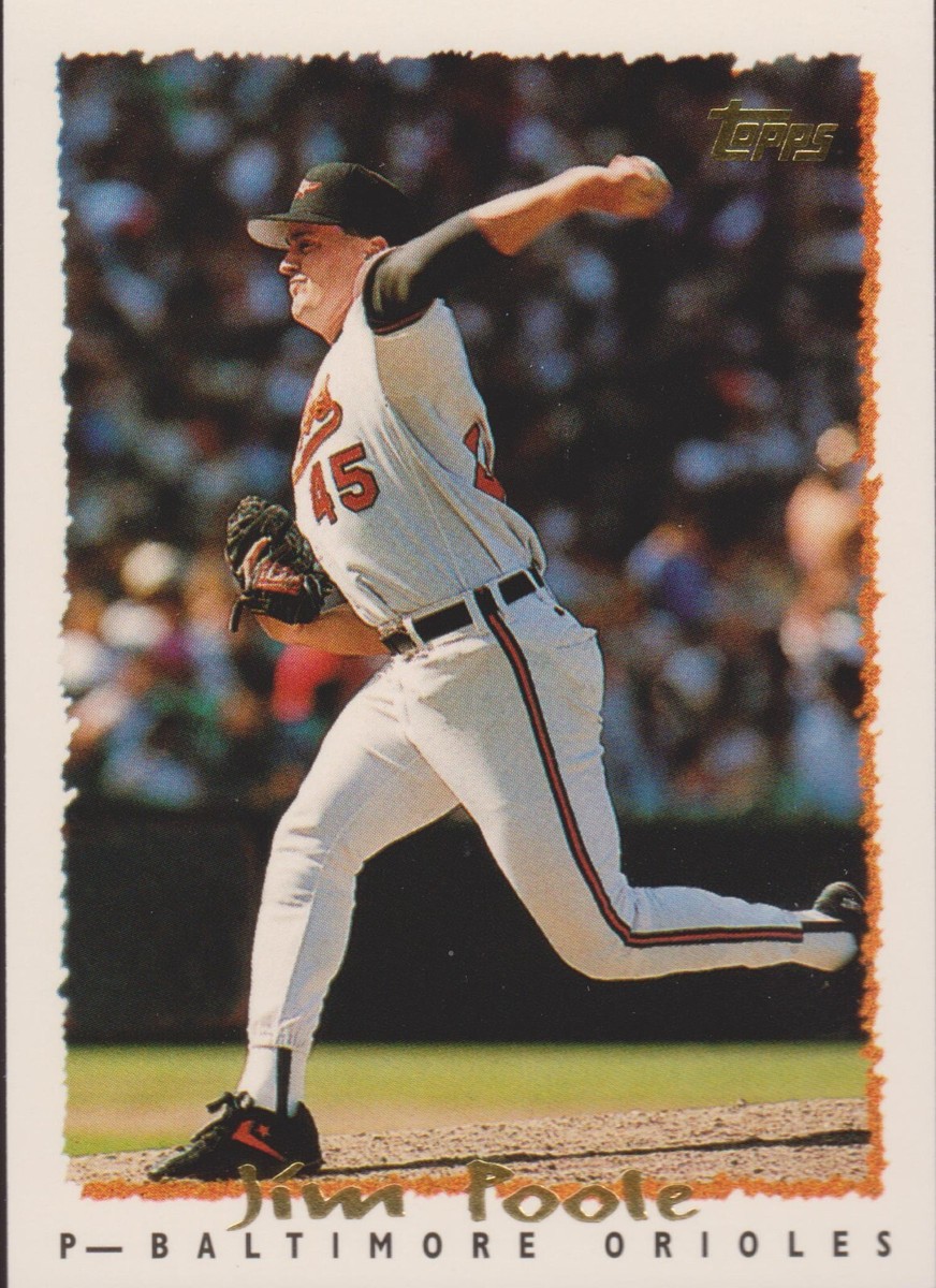 1995 Topps #107 Jim Poole Baltimore Orioles Baseball Card | eBay