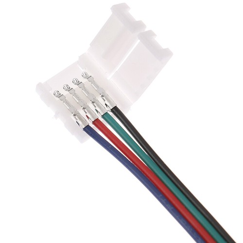 15cm 5050 RGB 4 pin LED Strip Light connectors Strip to Power Adaptor connecATHO - Picture 4 of 12