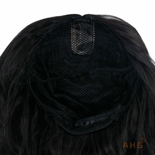 Fashion Black Long Curly Wigs Women Natural Body Wavy Hair Cosplay Wig 80cm - Picture 7 of 8