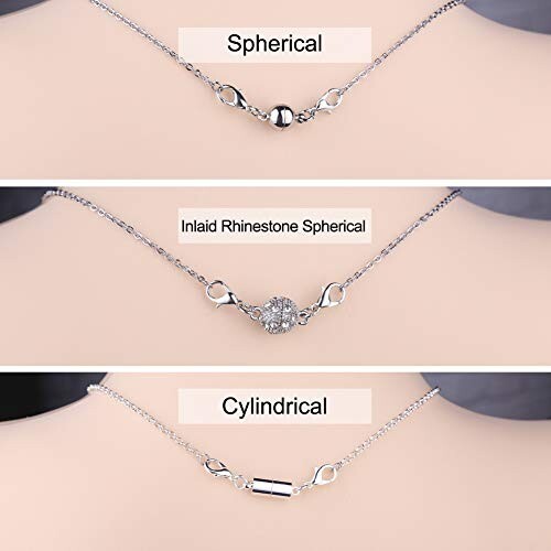 Magnetic Lobster Clasp Necklace Extender 6PCS Jewelry Making Findings 2-6 Inch A - Picture 4 of 6