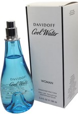 Cool Water by Davidoff 3.4 oz EDT Spray for Women - New in Tester Box