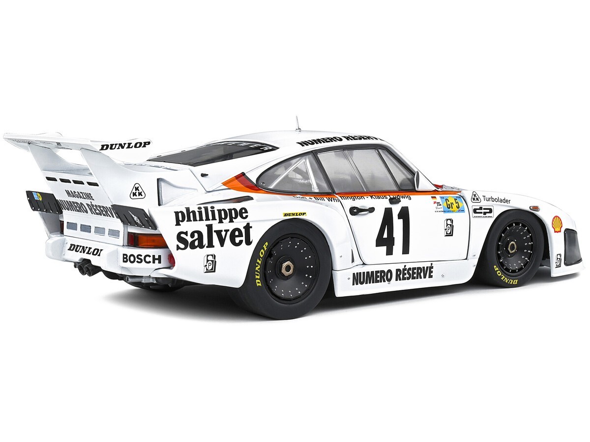 1/18 Porsche 935 K3 #41 24H Le Mans 1979 Diecast Model Car