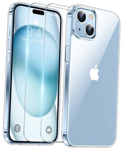 Designed for iPhone 15 Case/iPhone 14 Case, [10 FT Military Grade Drop Clear-image