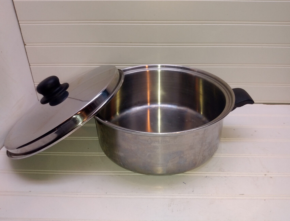 Cutco 6 Qt Stockpot Aluminum Core 5Ply Stainless Dutch Oven Saute Fry