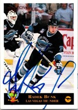 Radek Bonk autographed Hockey Card (Las Vegas Thunder) 1994 Classic Prospects #1