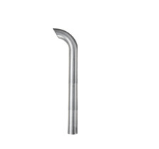 Tubo curvato con manicotto 100cm marmitta scarico trattore camion VARI DIAMETRI