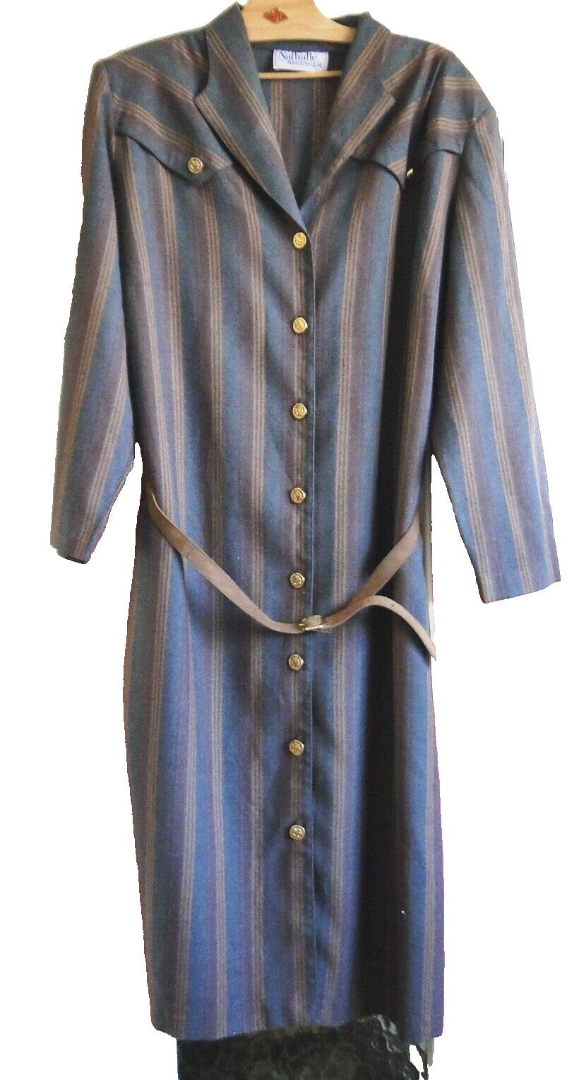 Ropa Mujer VINTAGE De Manga Larga Tejido Rayado N417