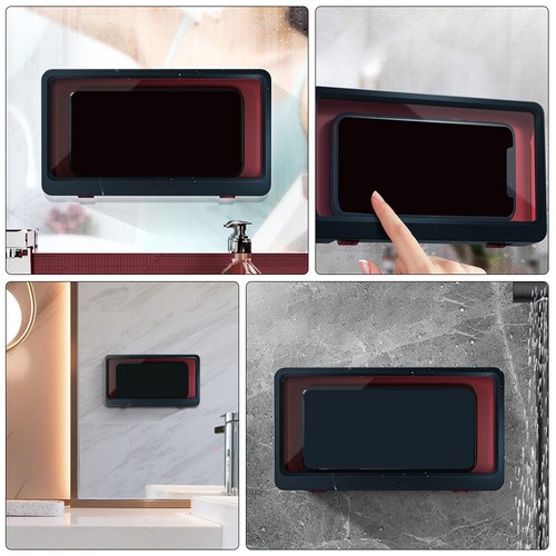 Wasserdichte Handy -Boxhalter Wandmontierte Handyhülle Telefonspeicherhülle - 第 7/12 張圖片