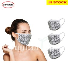 Washable Face Mask In Stock - Double Layer Facemask - 3 Pack, Ships From USA