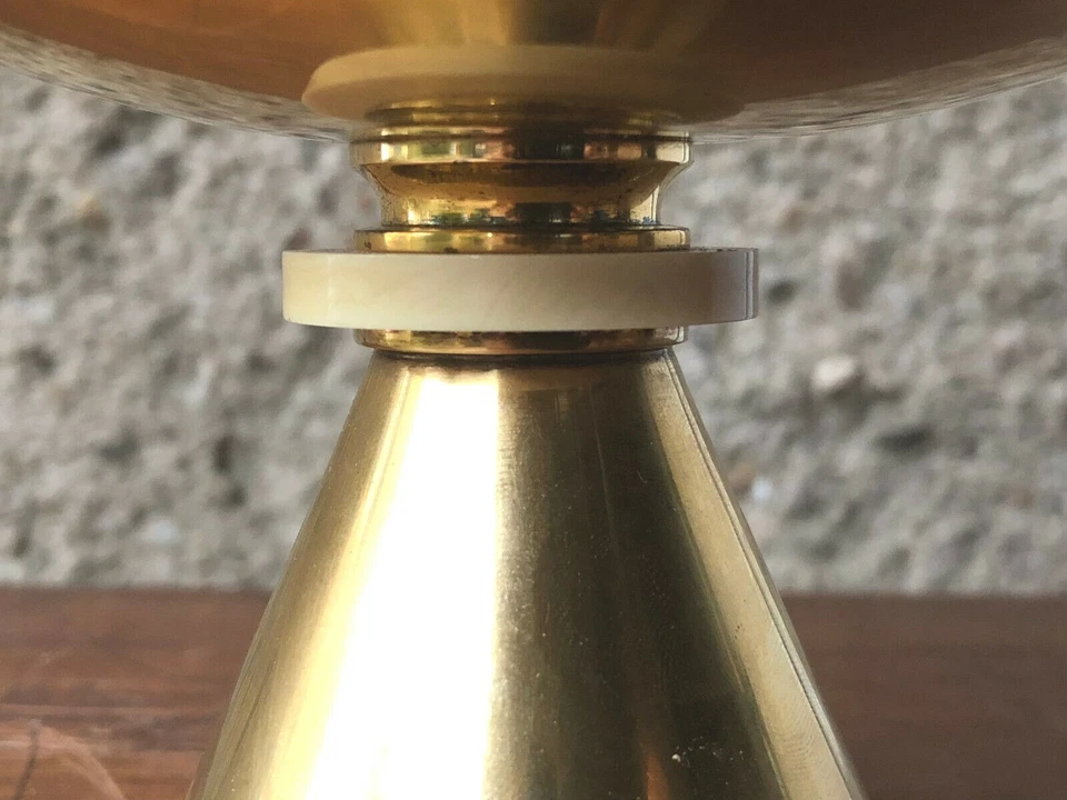 Ciboire Calice Art Déco Vermeil Argent Massif Doré à l'or fin Antique Ciborium - Photo 2/4