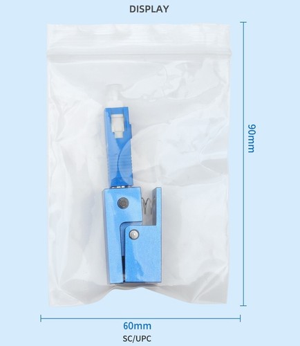7pcs Bare Fiber Optic Adapter Connector FC SC ST LC Square OTDR Test Coupler - Picture 7 of 11