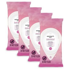 Simply Sensitive Feminine Wipes Removes Odor pH Balanced 32 Count 4 Pack