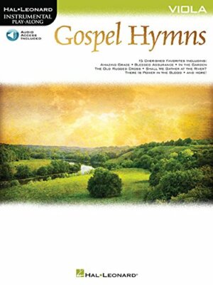 Gospel Hymns Instrumental Play Along For Viola 15 Songs! Book / Audio Access NEW