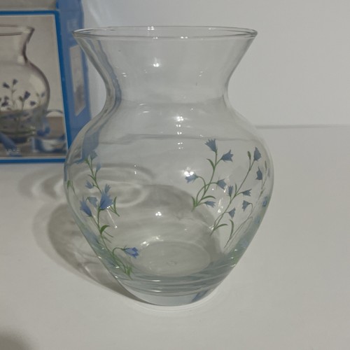 Blaue Glocke Vase 5 1/4 Zoll Vintage - Bild 8 von 12