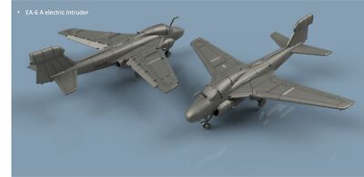 L'Arsenal Models 1/700 EA-6A ELECTRIC INTRUDER UNFOLDED WINGS (5) 3D Printed Set