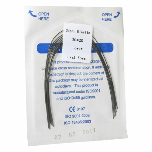 10 Packs Orthodontic Dental Super Elastic Niti Ovoid/Oval Arch Wires Rectangular - Picture 76 of 83