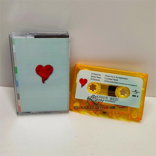 Kanye West 808's & Heartbreak Retro Album Tape Sealed Cassettes New & Sealed - Picture 1 of 6